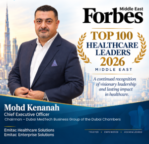 Eng. Mohd Kenanah Recognized Among Forbes Middle East’s Top 100 Healthcare Leaders for the Third Consecutive Year (2024–2026)